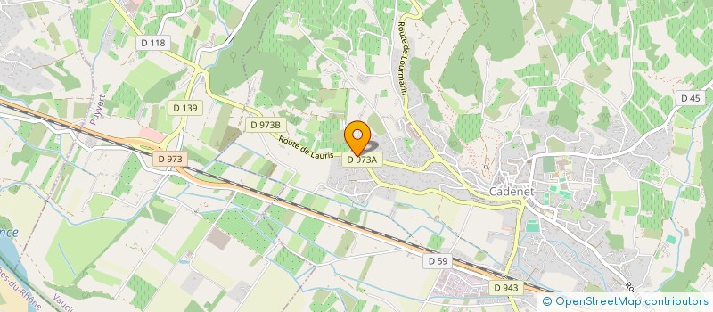 localisation de l'entreprise ORCOBAT  CADENET