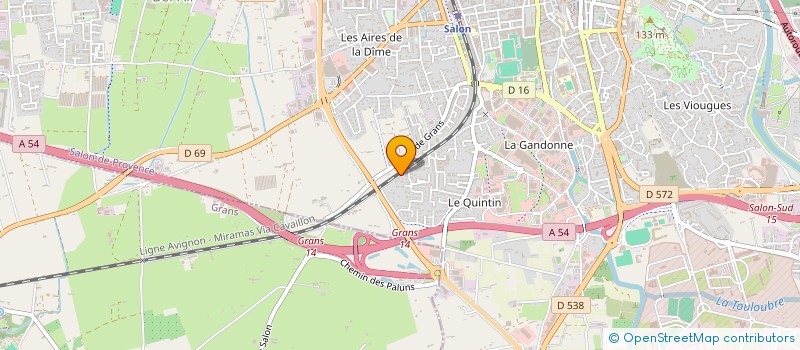 localisation de l'entreprise ORCODIA à SALON-DE-PROVENCE