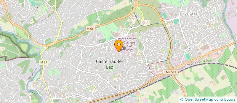 localisation de l'entreprise ORCOM à CASTELNAU-LE-LEZ