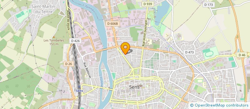 localisation de l'entreprise ORCOM BDS SENS  SENS