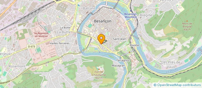 localisation de l'entreprise ORCOM BESANCON à BESANCON