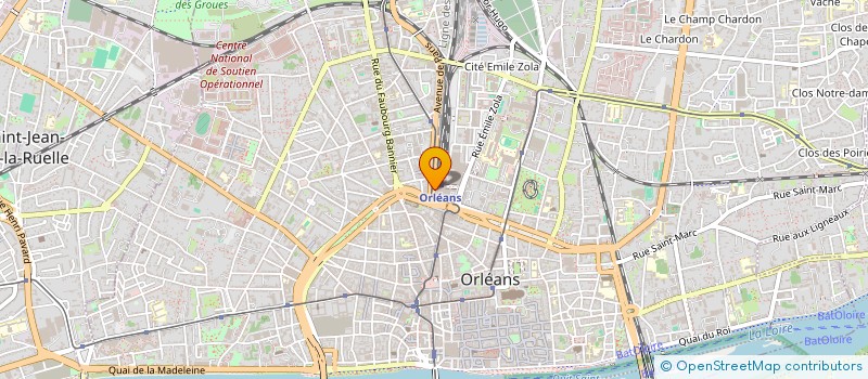 localisation de l'entreprise ORCOM ENTREPRISES  ORLEANS