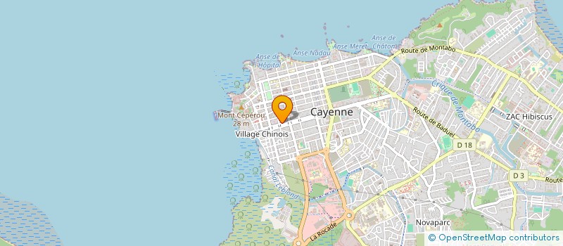 localisation de l'entreprise ORCS à CAYENNE