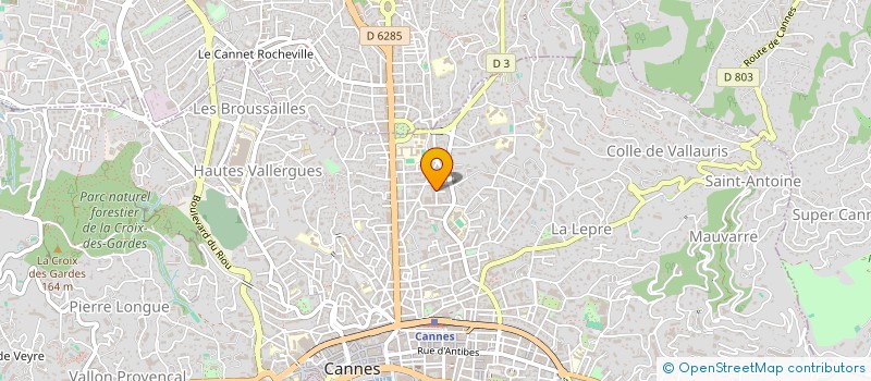 localisation de l'entreprise ORCUN SARL  CANNES
