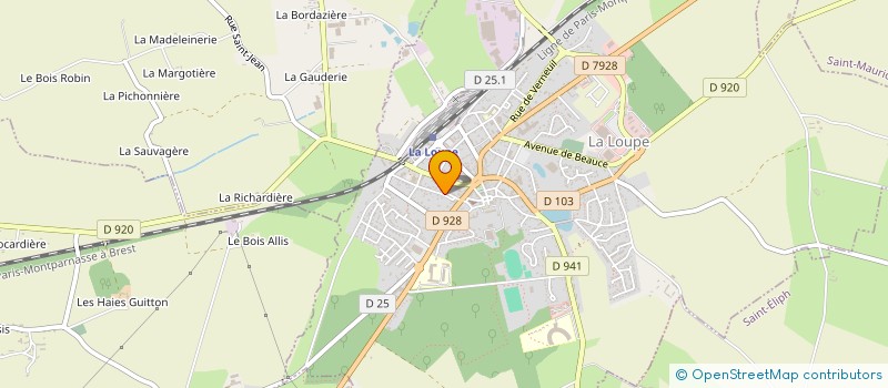 localisation de l'entreprise ORCUS à LA LOUPE