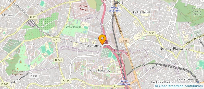 localisation de l'entreprise ORD 3 à MONTREUIL