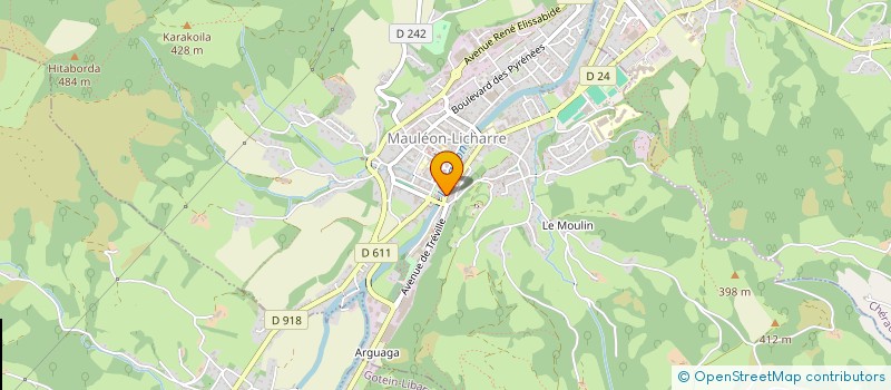 localisation de l'entreprise ORDAGO  MAULEON-LICHARRE