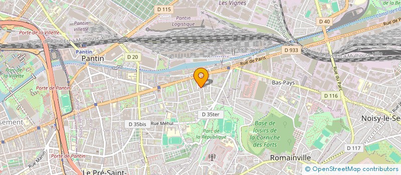 localisation de l'entreprise ORDAN  PANTIN