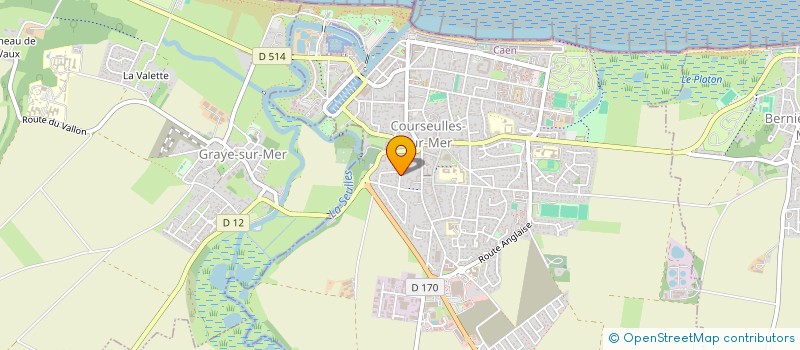 localisation de l'entreprise ORDAS à COURSEULLES-SUR-MER
