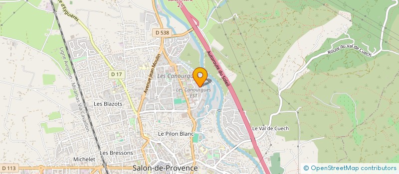 localisation de l'entreprise ORDAS TRAVAUX PUBLICS à SALON-DE-PROVENCE