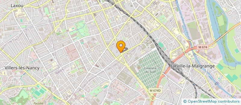 localisation de l'entreprise ORDAV  NANCY