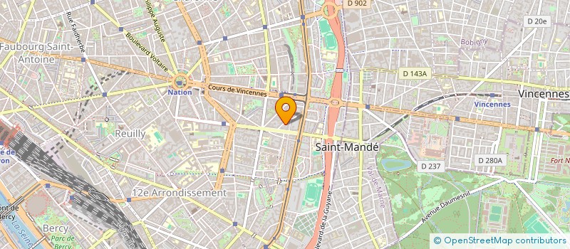 localisation de l'entreprise ORDECA  PARIS