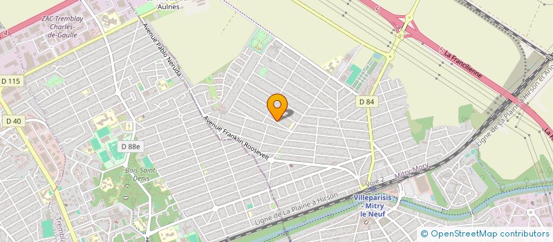 localisation de l'entreprise ORDENER AUTOMOBILES  MITRY-MORY