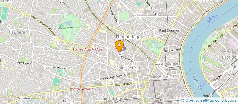 localisation de l'entreprise ORDESOFT à BORDEAUX