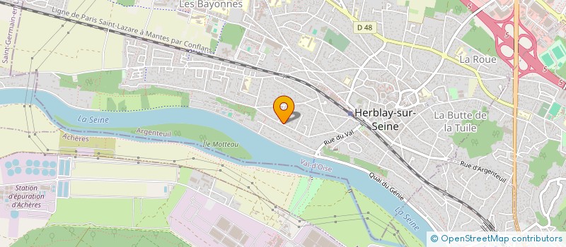 localisation de l'entreprise ORDEX IDJ  HERBLAY-SUR-SEINE