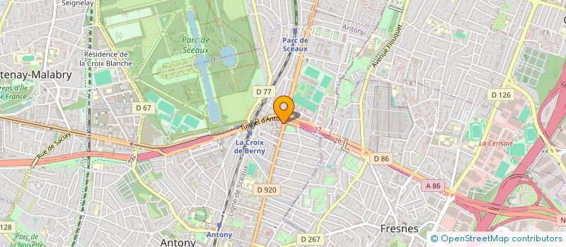 localisation de l'entreprise ORDI 3000 à ANTONY