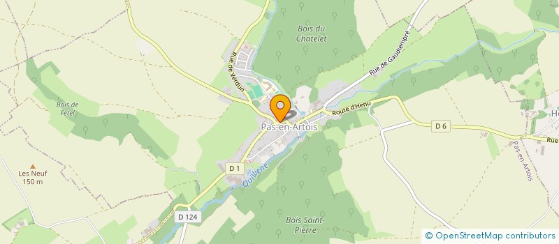 localisation de l'entreprise ORDI  PAS-EN-ARTOIS