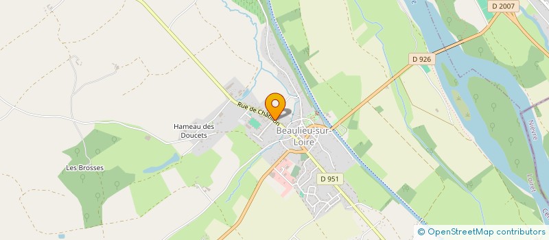 localisation de l'entreprise ORDI BEAULIEU SUR LOIRE à BEAULIEU-SUR-LOIRE