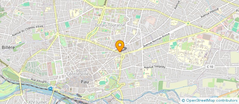 localisation de l'entreprise ORDI CONCEPT à PAU