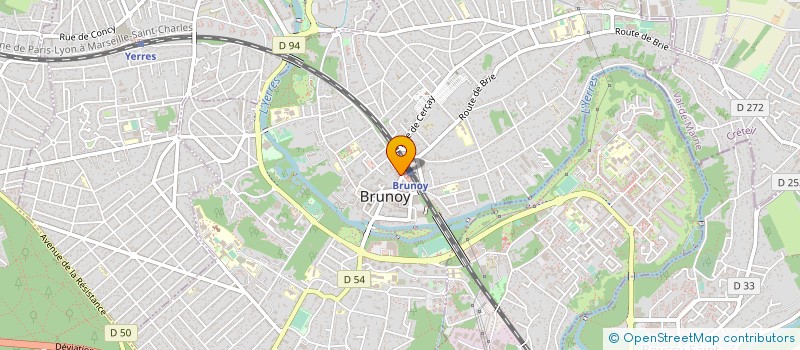 localisation de l'entreprise ORDI FIABLE à BRUNOY