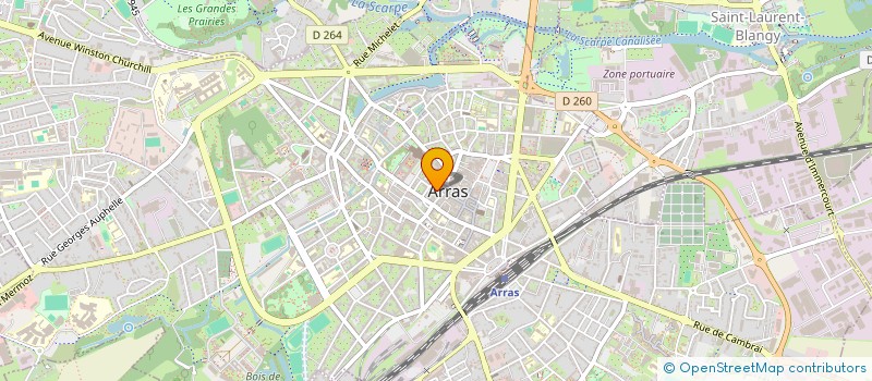 localisation de l'entreprise ORDI'FORMA à ARRAS