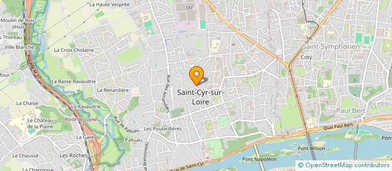 localisation de l'entreprise ORDI NETT SERVICES à SAINT-CYR-SUR-LOIRE