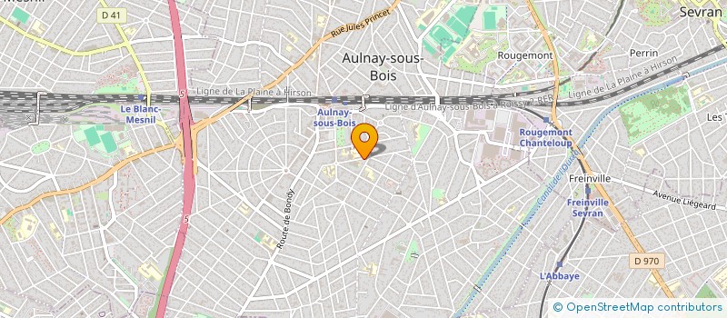 localisation de l'entreprise ORDI PLUS à AULNAY-SOUS-BOIS