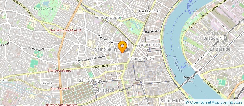 localisation de l'entreprise ORDI PROGRESS à BORDEAUX
