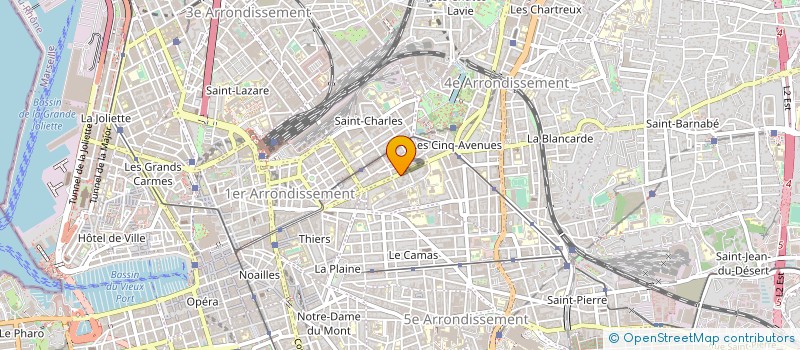 localisation de l'entreprise ORDI SOLIDAIRE PACA à MARSEILLE