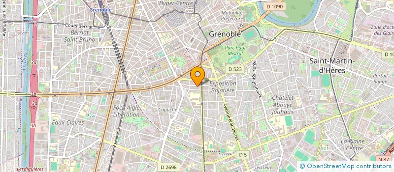 localisation de l'entreprise ORDI'TOUTAGE à GRENOBLE