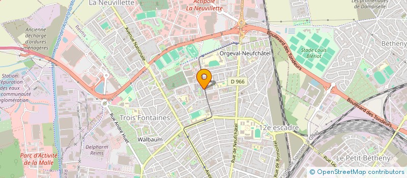 localisation de l'entreprise ORDICHAMPAGNE CONSEILS à REIMS