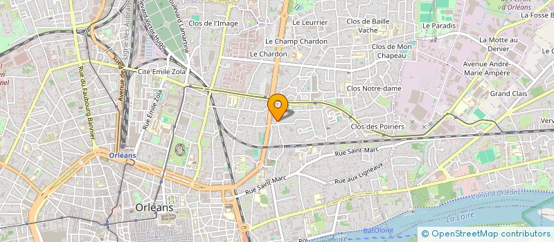 localisation de l'entreprise ORDICLINIQUE à ORLEANS