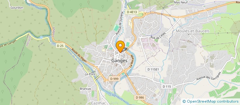 localisation de l'entreprise ORDIDOC  GANGES