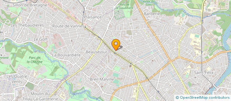 localisation de l'entreprise ORDIFACILE SALP à NANTES