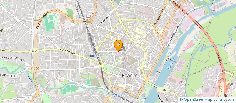 localisation de l'entreprise ORDILAND  ROANNE