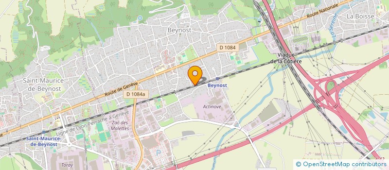 localisation de l'entreprise ORDIMANIA à BEYNOST