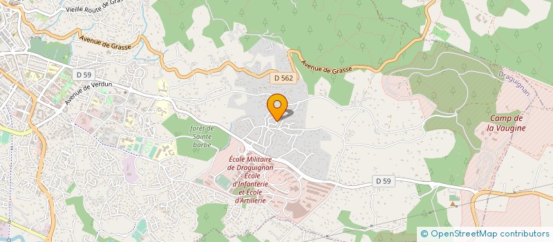 localisation de l'entreprise ORDINAIRE DES ELEVES DE E A A à DRAGUIGNAN