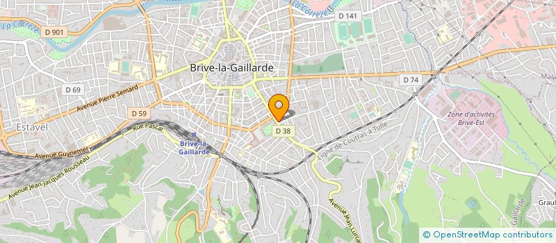 localisation de l'entreprise ORDINAIRE DU 126E REGIMENT D INFANTERIE à BRIVE-LA-GAILLARDE