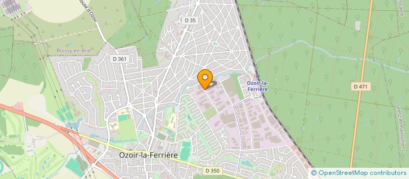 localisation de l'entreprise ORDINALPHA SA à OZOIR-LA-FERRIERE