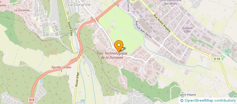 localisation de l'entreprise ORDINASUD TECHNOLOGIES à AIX-EN-PROVENCE
