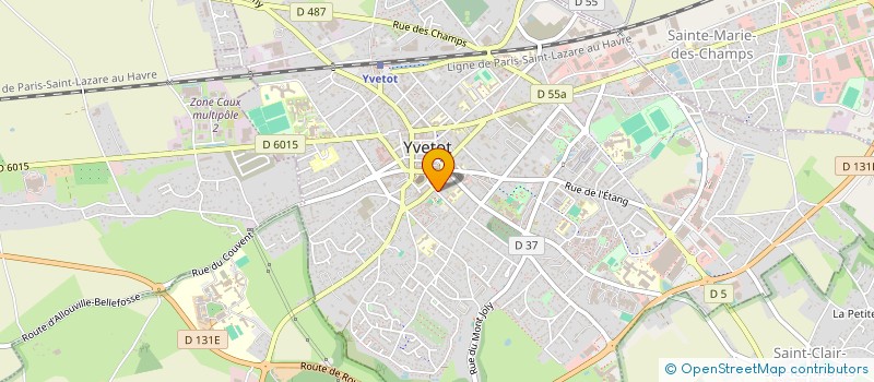 localisation de l'entreprise ORDINATEUR POUR TOUS à YVETOT