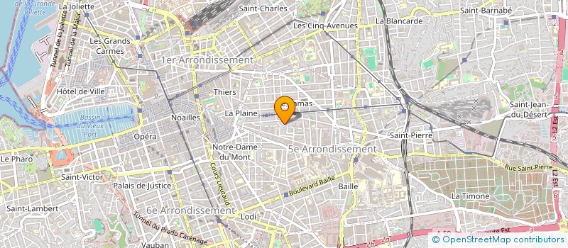 localisation de l'entreprise ORDINOME à MARSEILLE