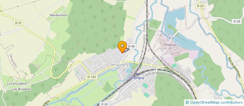 localisation de l'entreprise ORDION  SERQUIGNY