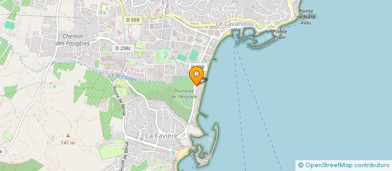 localisation de l'entreprise ORDIONI à LE LAVANDOU