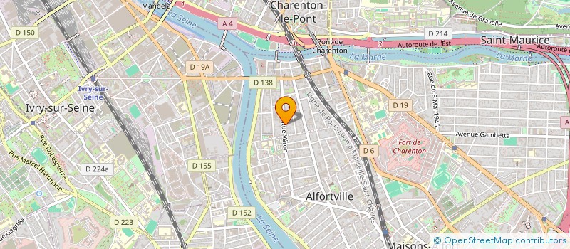 localisation de l'entreprise ORDIRELAX à ALFORTVILLE