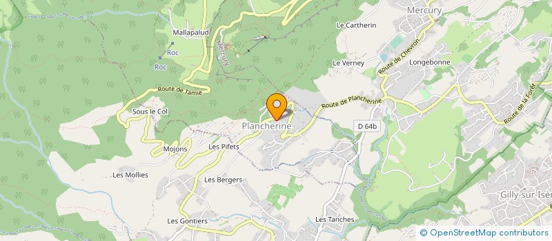 localisation de l'entreprise ORDIS  ALLONDAZ