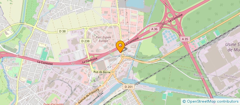 localisation de l'entreprise ORDIS DEVELOPPEMENT  SAUSHEIM