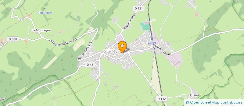 localisation de l'entreprise ORDISCOUNT' INFO  GILLEY