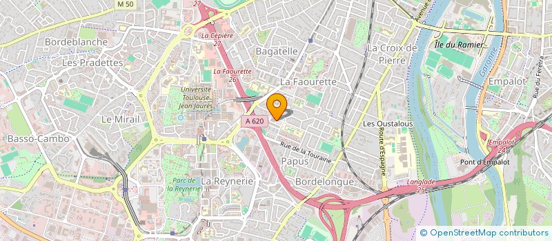 localisation de l'entreprise ORDISTAL à TOULOUSE