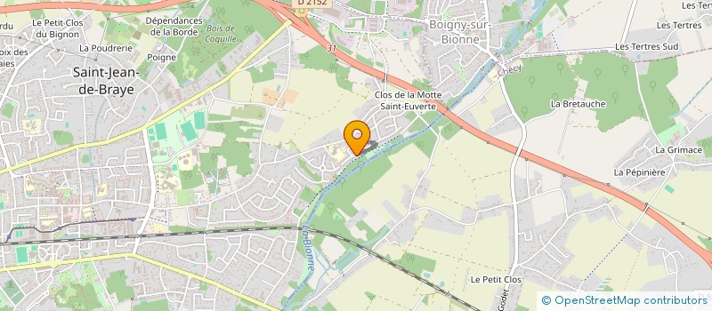 localisation de l'entreprise ORDIWEB à SAINT-JEAN-DE-BRAYE